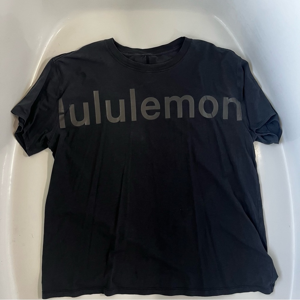Lululemon Logo Tee Oversized size 12